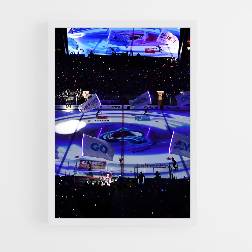 Poster La Bataille de la Glace – affiche Hockey sur glace (vue 3)
